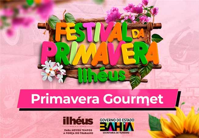 Primavera gourmet; secult; festival da primavera Ilhéus